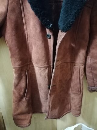 Chaquetón ante marrón