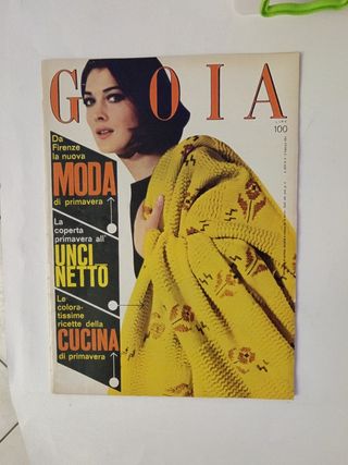 Rivista GIOIA anni 60 rara moda donna 