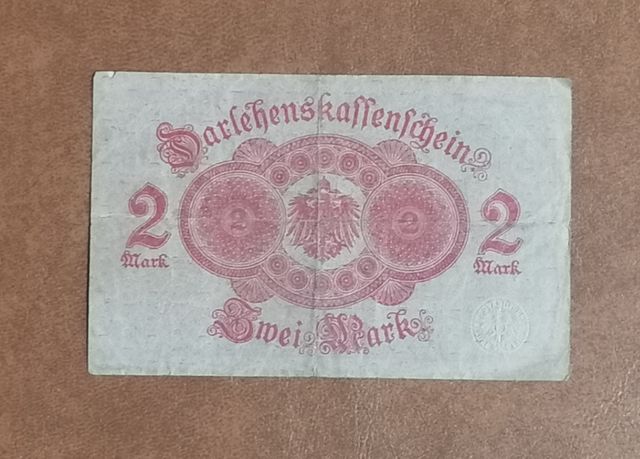 2  billetes alemanes WWI
