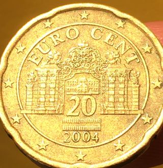 20 CENTIMOS AUSTRIA 2.004