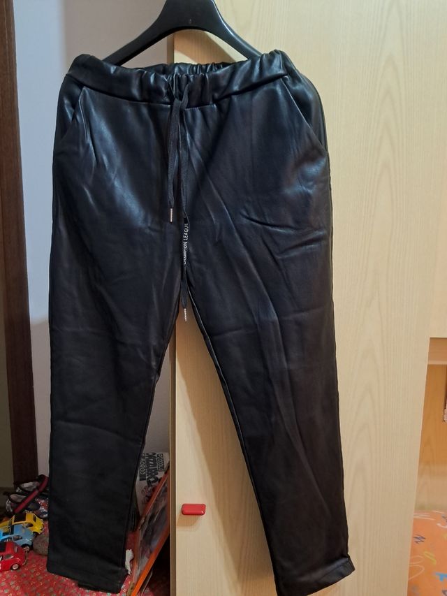 Pantaloni similpelle morbide  tg S