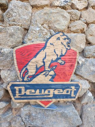 Cartel logo Peugeot 1927