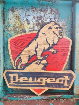 Cartel logo Peugeot 1927