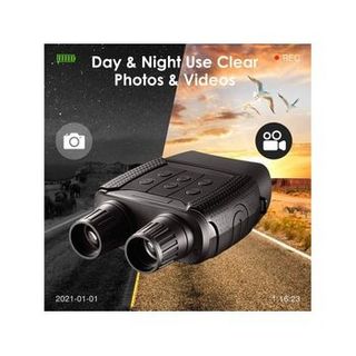 Prismáticos visión nocturna y diurna grabadora