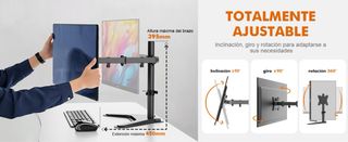 Soporte Dos Monitores para 1332'' SIN ESTRENAR