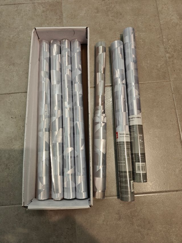 Lote Vinilo adhesivo vidrio cristal