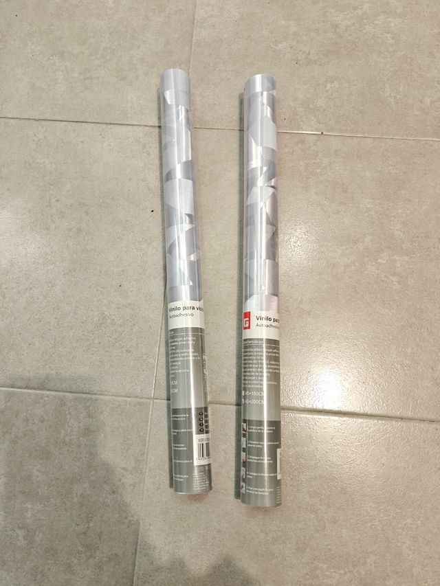 Lote Vinilo adhesivo vidrio cristal