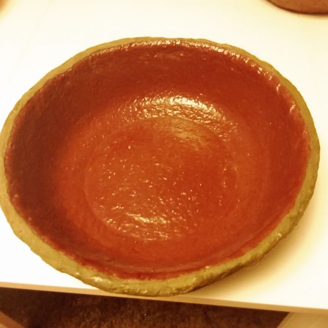 Taça grande de papel mâché II