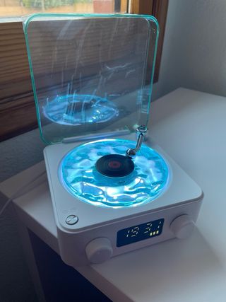 Reproductor de vinilo altavoz