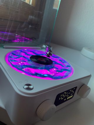 Reproductor de vinilo altavoz