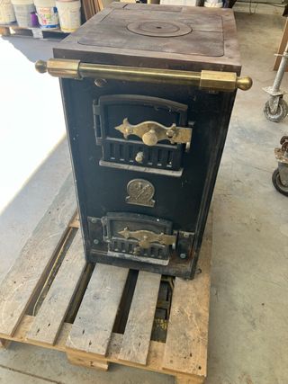 Caldera de leña y carbon