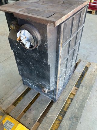 Caldera de leña y carbon