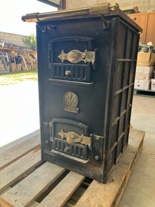 Caldera de leña y carbon