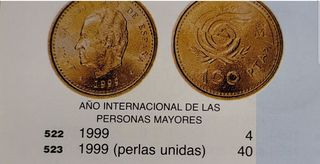 PERLAS UNIDAS 100 pesetas 1999  sc