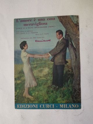 Musica spartito musicale film 1974 raro