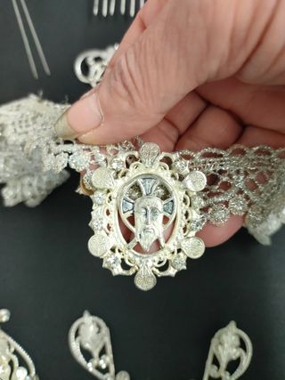 Juegos aderezos, Plata 12 piezas