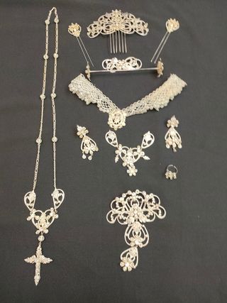 Juegos aderezos, Plata 12 piezas