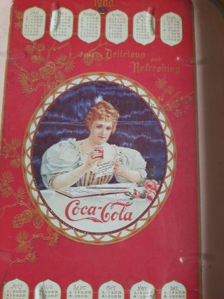 Vassoio in metallo coca-cola 