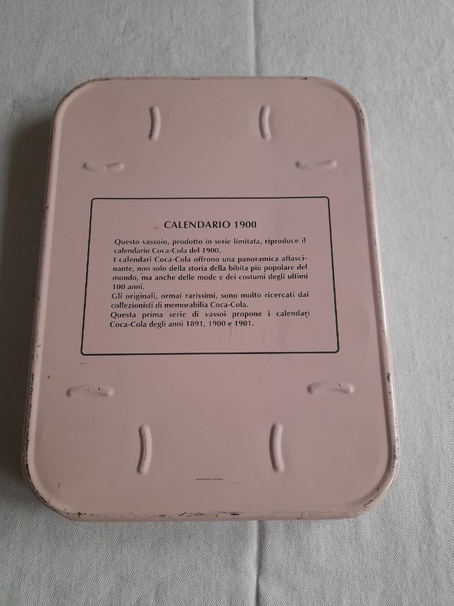 Vassoio in metallo coca-cola 