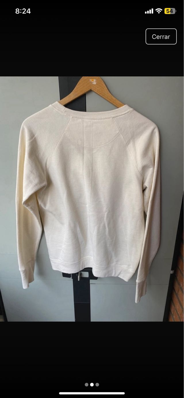 Sudadera champion crema