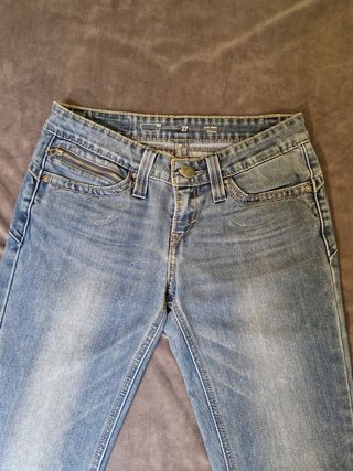 Vintage Levi's jeans skinny vita bassa