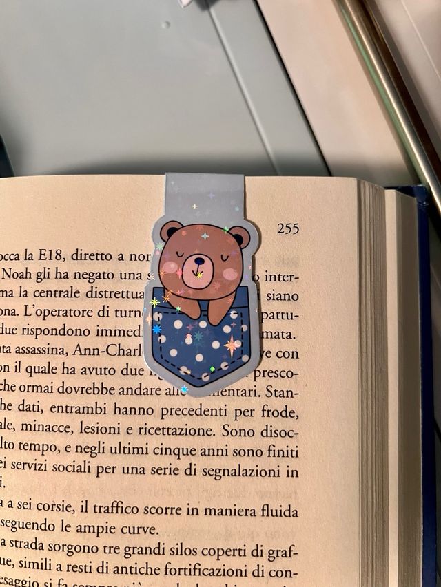 Segnalibro magnetico con orsetto