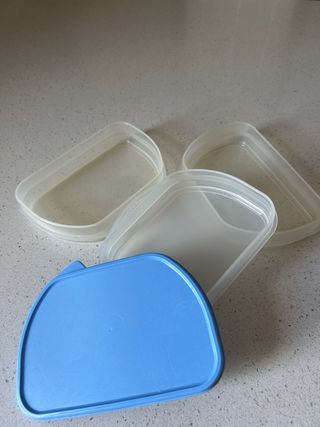 comodi contenitori frigo incastrabili Tupperware