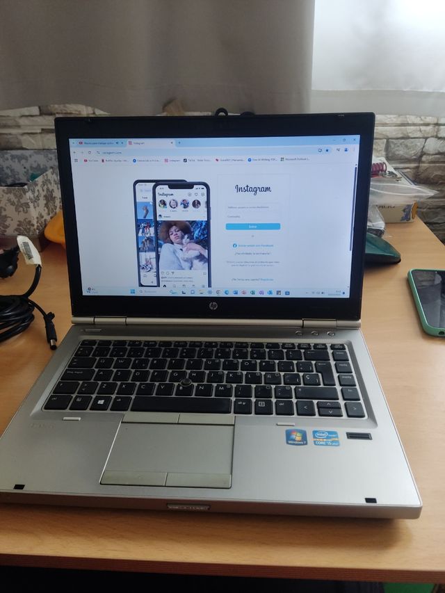 HP ELITEBOOK 8470P W11pro I5 8GB 128GB SSD APLICA