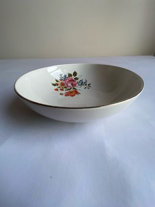 Plato hondo tipo cuenco vajilla San Claudio