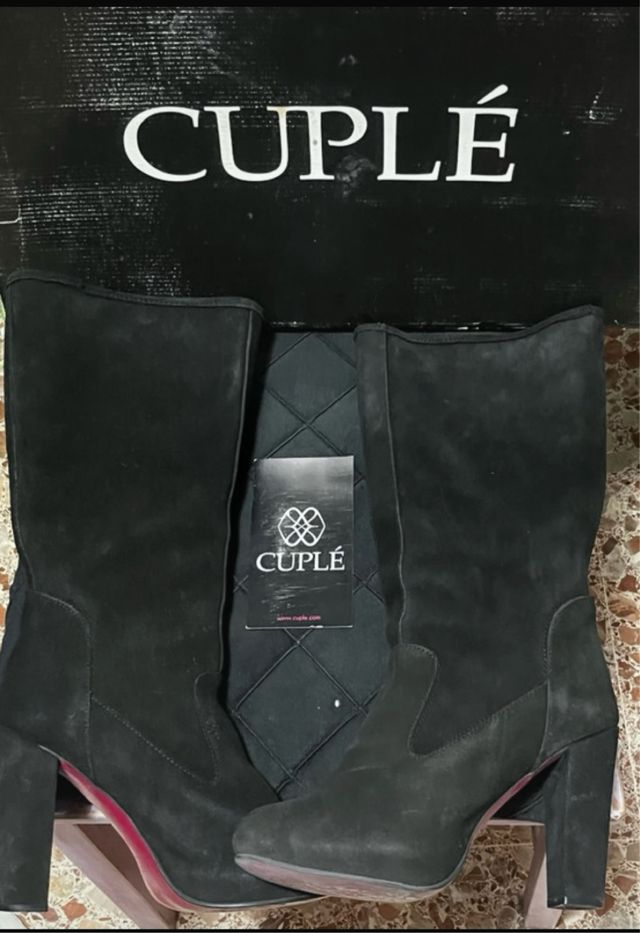 Stivali alti in pelle Cuplé da donna