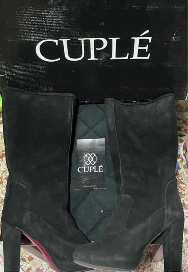 Stivali alti in pelle Cuplé da donna