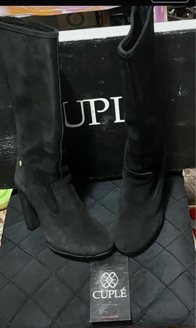 Stivali alti in pelle Cuplé da donna