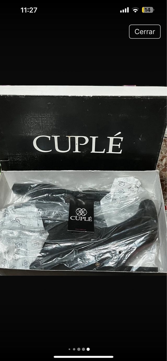 Stivali alti in pelle Cuplé da donna