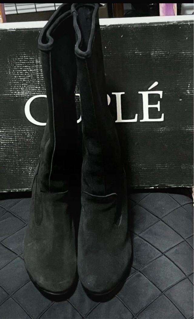 Stivali alti in pelle Cuplé da donna