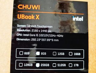  Ordenador Ubook X - Tablet Chuwi