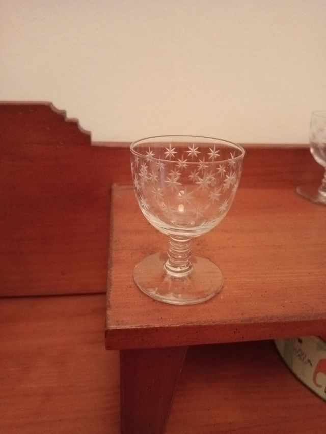 5 copitas antiguas de licor/ chupitos.