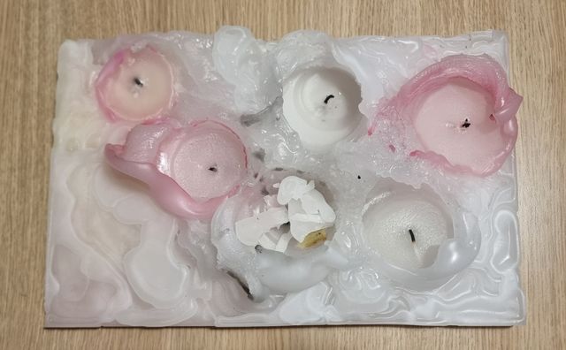 Cera per la creazione di candele