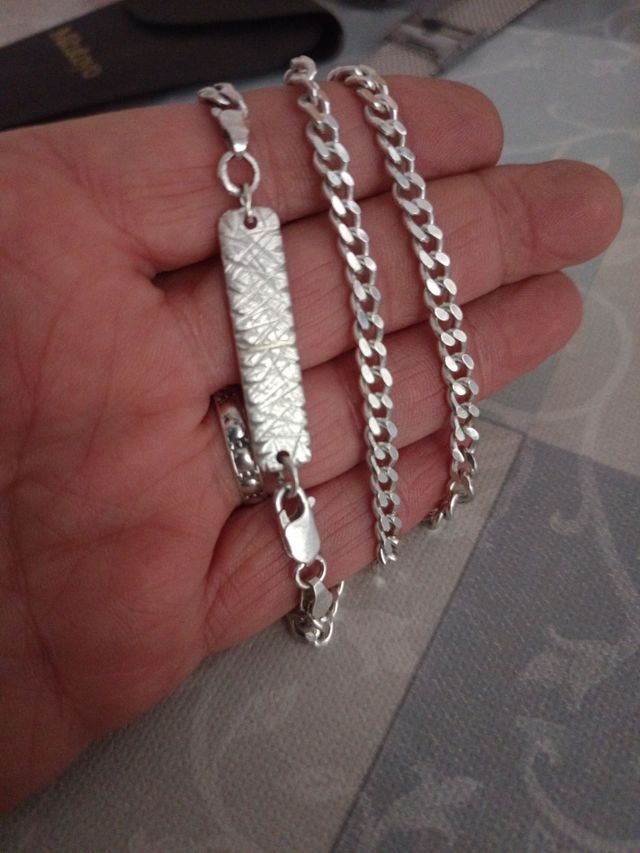 Cadena plata de ley 925