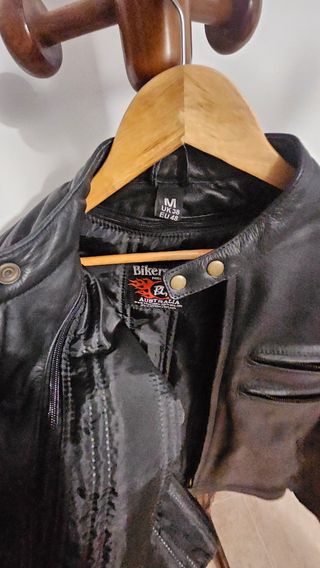 Chaqueta moto cuero