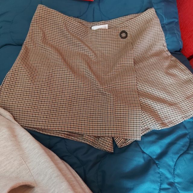 Falda pantalón a estrenar mango