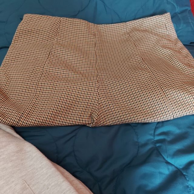 Falda pantalón a estrenar mango