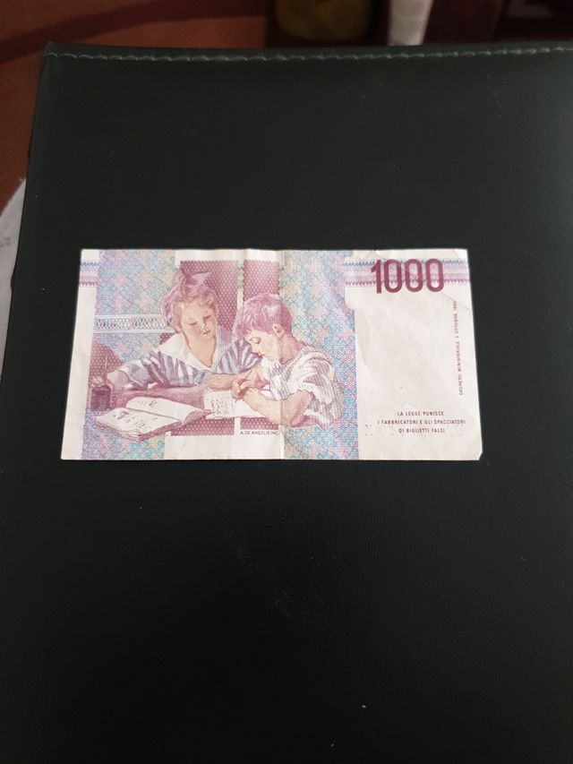 Billete de Italia antiguos