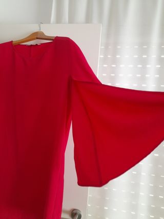 Vestido Zara fucsia talla xl