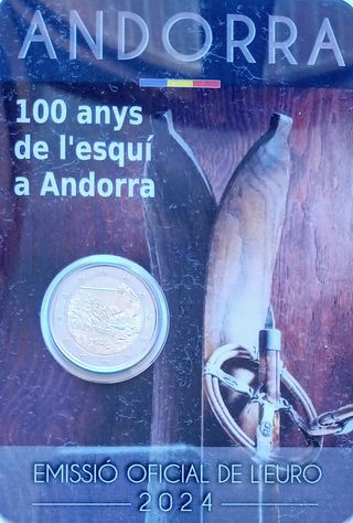 2 euros conmemorativos Andorra 2024