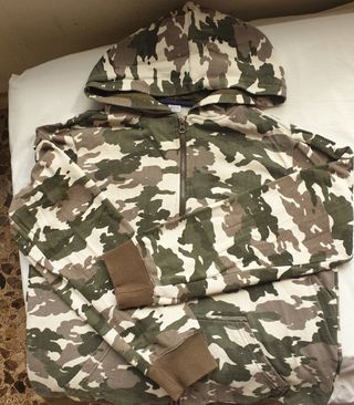 Sudadera algodón camuflaje