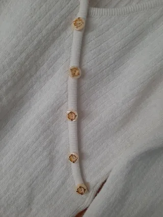 Jersey de mujer manga larga cuello pico