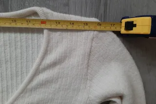 Jersey de mujer manga larga cuello pico