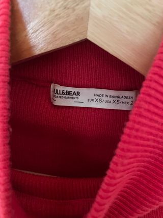 Jersey crop rojo