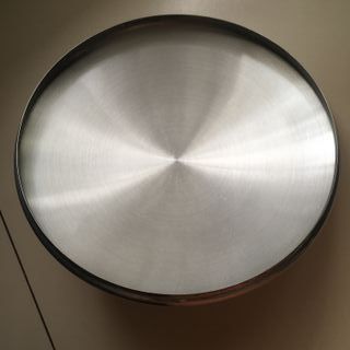 Lotto 5 coperchi pentole vetro e acciaio