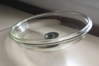 Lotto 5 coperchi pentole vetro e acciaio